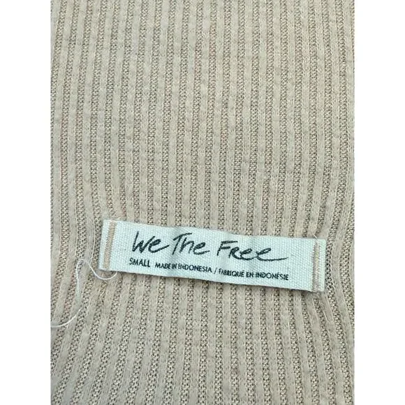 Free People Women's Main Squeeze Brushed Hacci Ribbed Pink Size Small - Picture 7 of 7